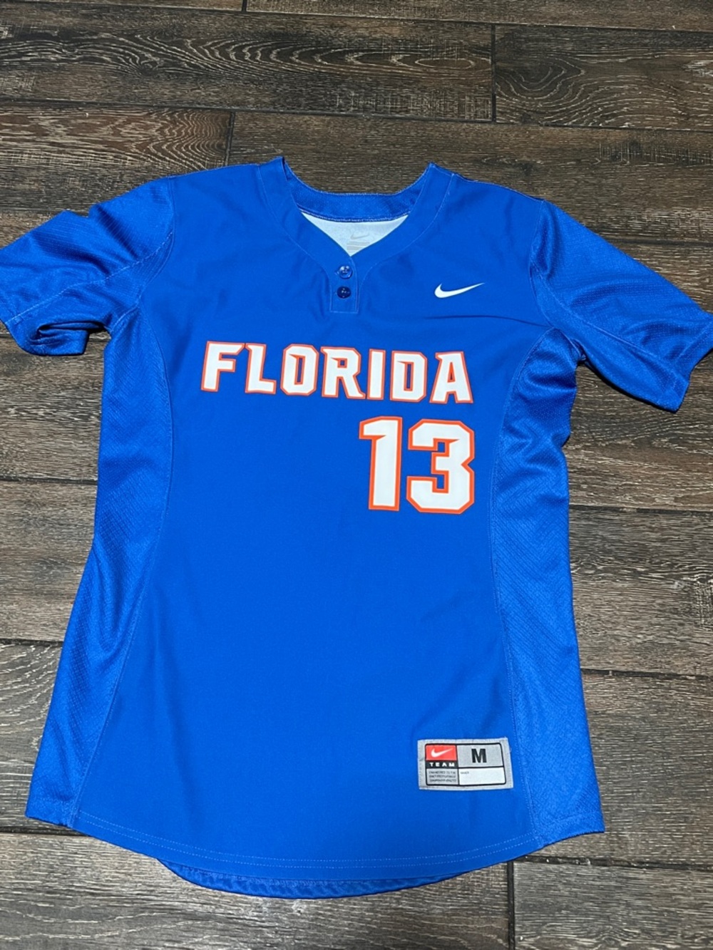 Nike Royal Blue Florida Jersey with Orange & White Accents #13